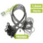 Lot de 30 collets verts diam. 1,8