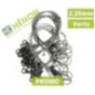 Lot de 30 collets verts diam. 2,25