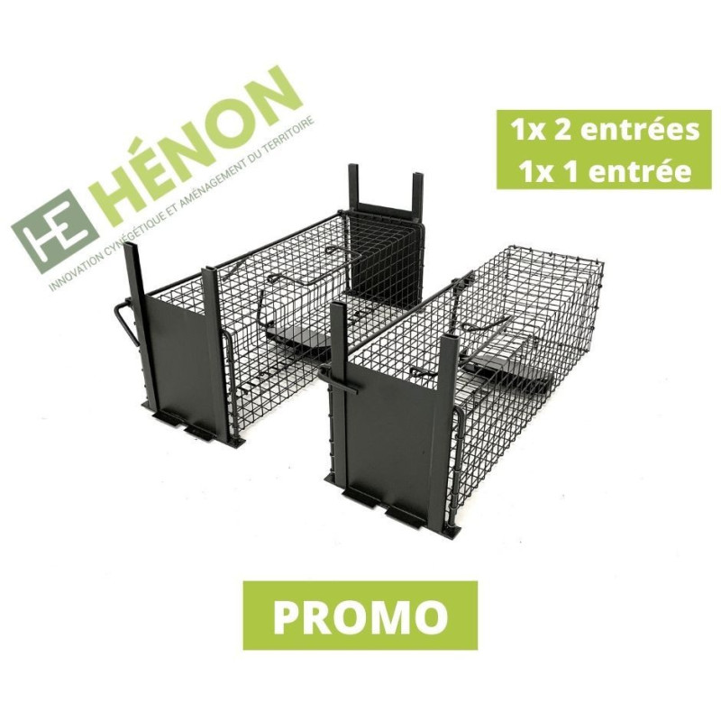 Lot 1+1 cages à rats 1E et 2E