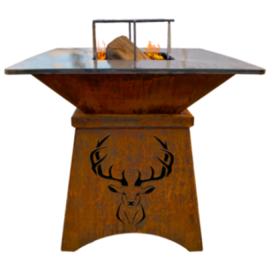  Brasero en corten Cerf