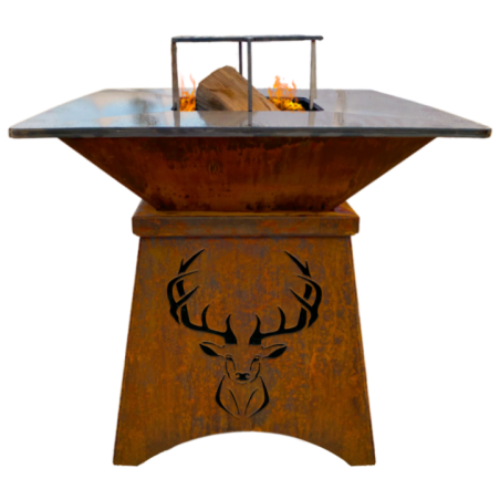  Brasero en corten Cerf