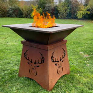  Brasero en acier corten personnalisé DECORTEN