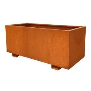 Jardinière en acier corten Decorten