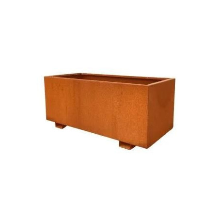 Jardinière en acier corten Decorten