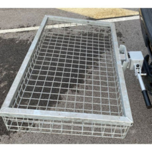 Panier porte gibier galvanisée