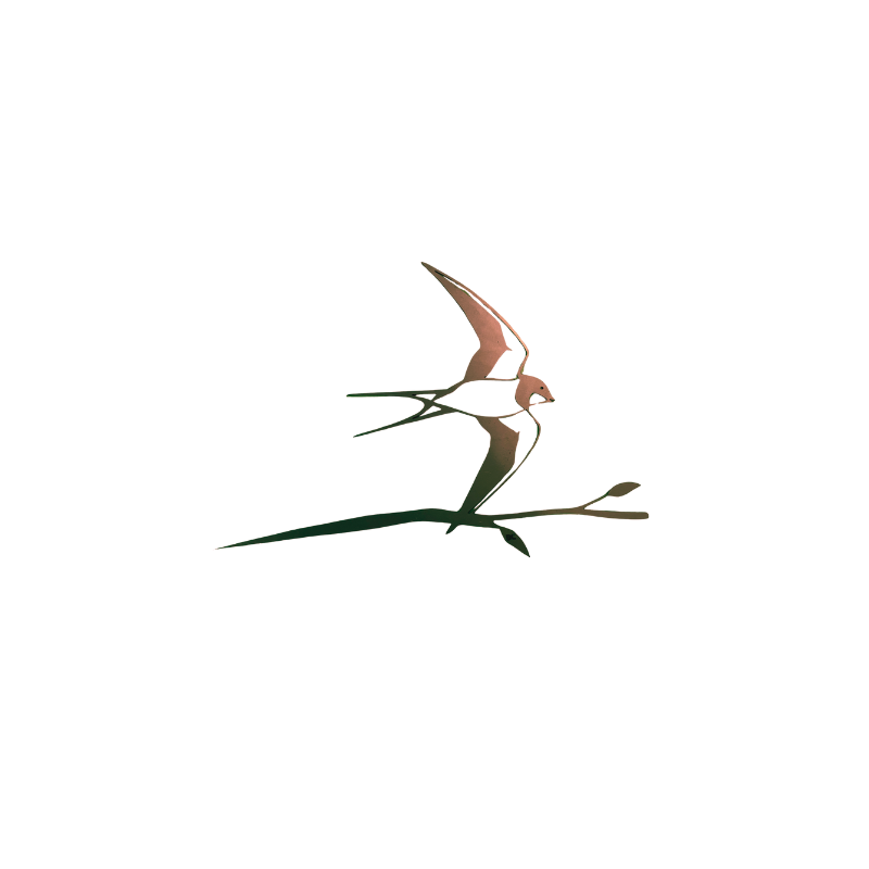 Silhouette HIRONDELLE à planter - Corten Silhouette HIRONDELLE à planter - Corten