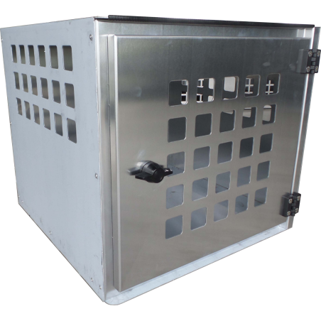 Einzelne Aluminium-Hundebox - Größe S