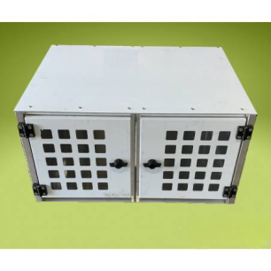 Caisse a chien alu double taille L - Hénon Shop