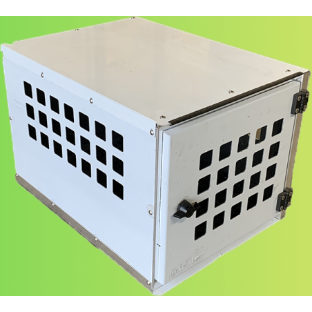 Einzelne Aluminium-Hundebox - Größe S