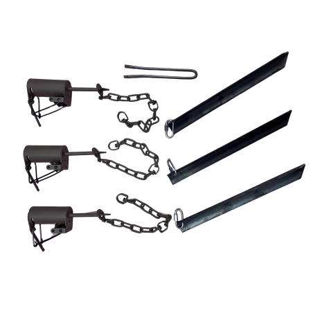 Lot 3 Couvre Patte + 3 piquets de sol + 1 clé offerte