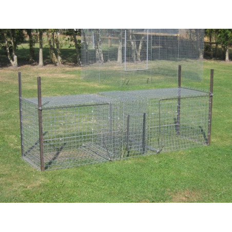 Cage à renard 3 modules