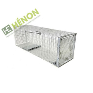 Galvanised coypu trap