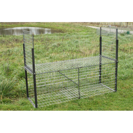 Cage à renard 2 entrées sans appelant
