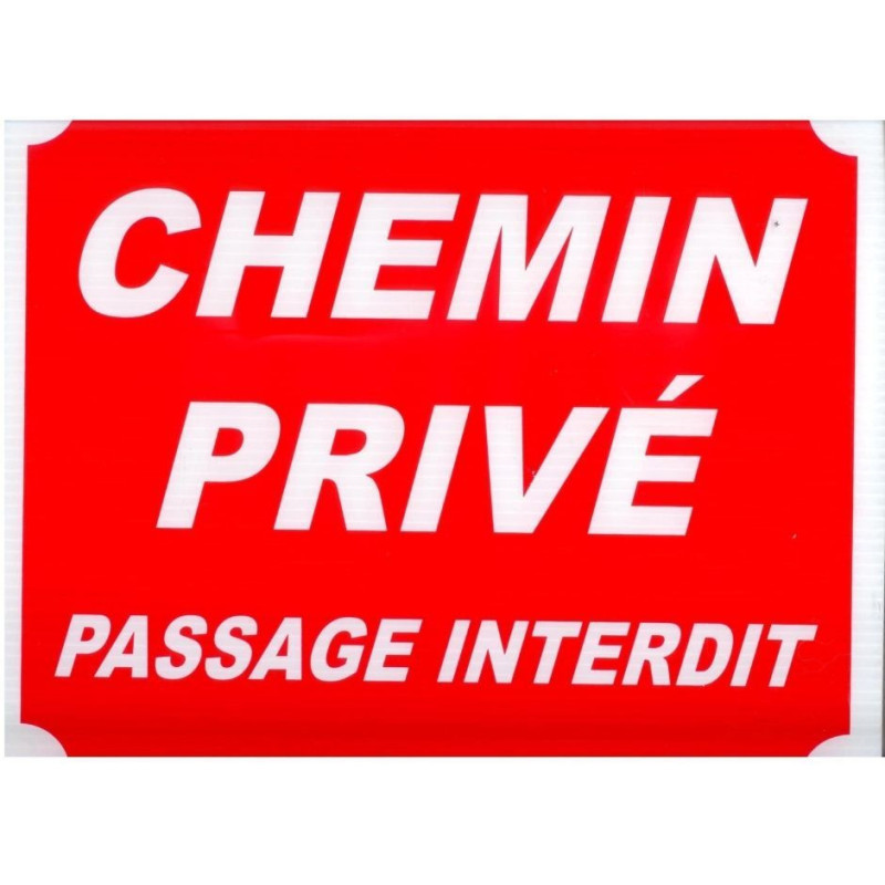 Privates Straßenschild