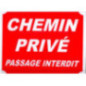 Privates Straßenschild