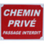 Privates Straßenschild