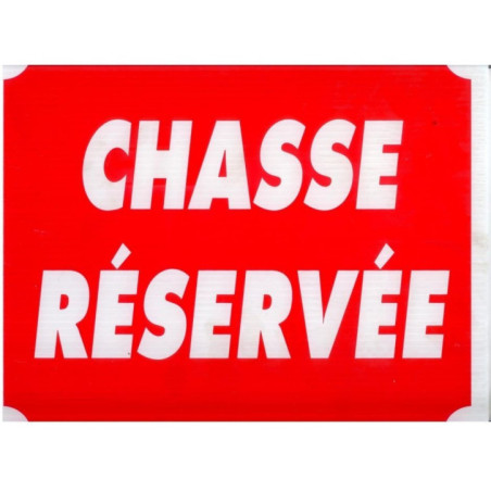  Panneau chasse