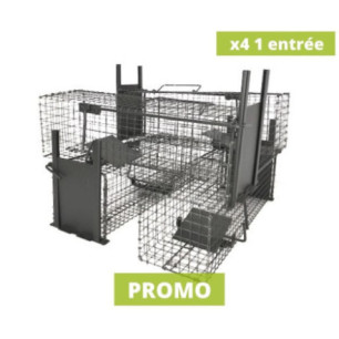 Lot 4 pièges à rats 1 entrée