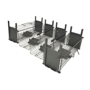 Lot 2+2 cages pièges à rat 2E et 1E