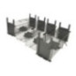 Lot 2+2 cages pièges à rat 2E et 1E