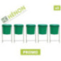 Lot 5 agrainoirs 30L, complet