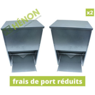 Lot 2 agrainoirs 20L anti gaspi
