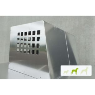  caisse transport chien inclinée