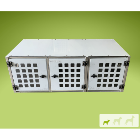 caisse a chien triple