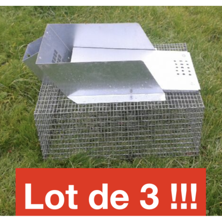 Lot de 3 Cages "Catiche"