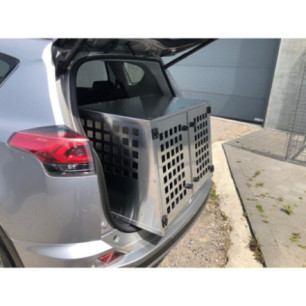 Caisse a chien double, avant inclinée - Hénon Shop