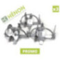 Lot de 3 pièges Hingiol inox avec lacet + 5 lacets offerts Lot de 3 pièges Hingiol inox avec lacet + 5 lacets offerts