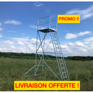 3 miradors de 4mètres